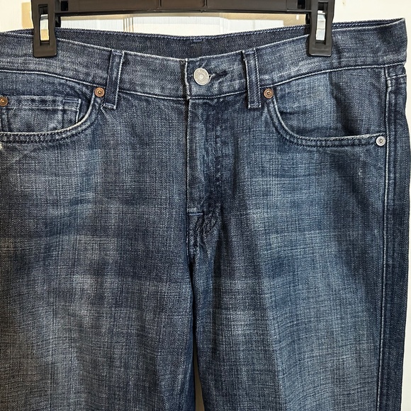 7 Seven for All Mankind A Pocket Jeans Y2k Dark Wash - Picture 4 of 12